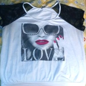 Love Print  T-Shirt
